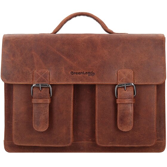 Greenland Nature Montana Cartella in pelle 40 cm