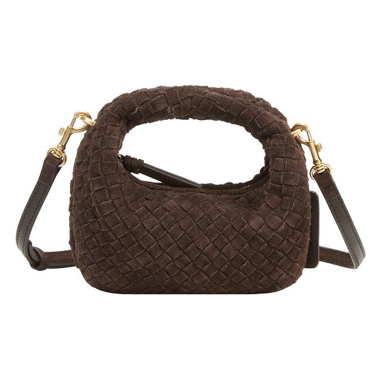 LES VISIONNAIRES Greta Micro weave Borsetta Pelle 20 cm