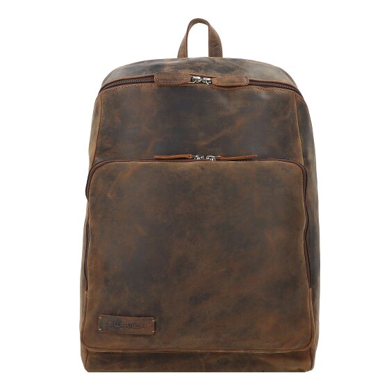 Plevier Hertz Zaino da giorno Pelle 45 cm Scomparto per laptop