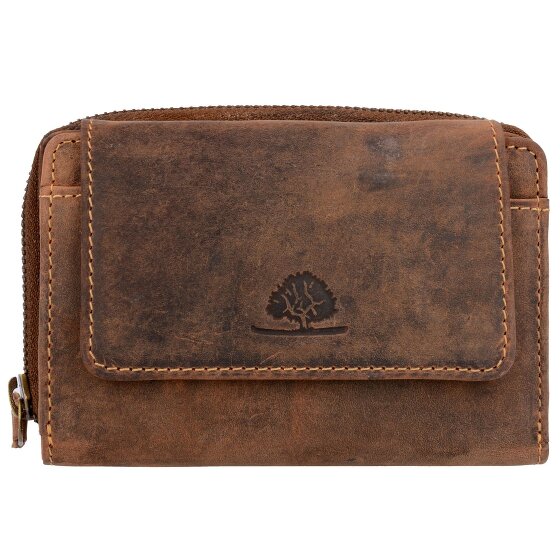 Greenburry Portafoglio vintage in pelle 13,5 cm