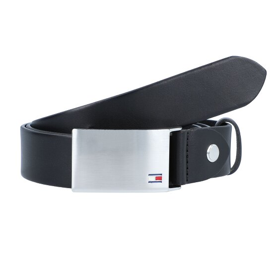 Tommy Hilfiger Plaque Cintura Vera Pelle