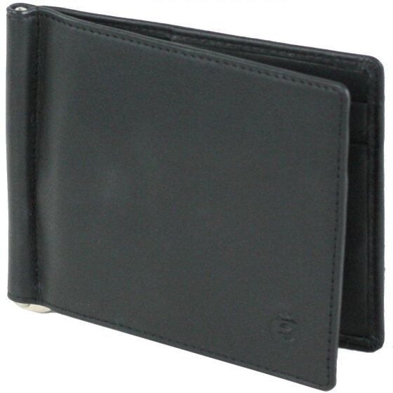 Esquire Porta carte di credito con logo in pelle 11 cm