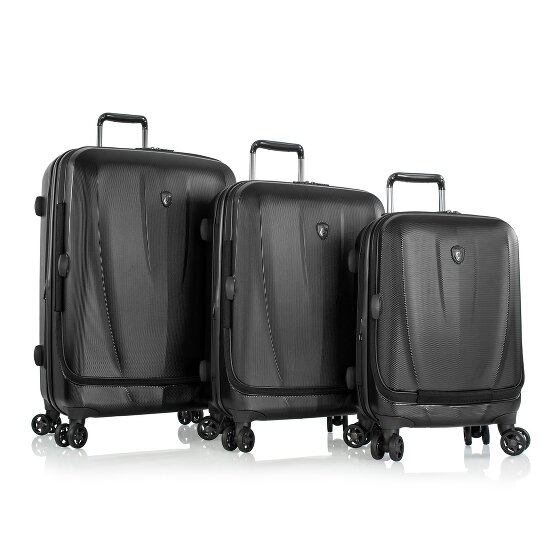 Heys Vantage 4 ruote Set di valigie 3 pezzi con piega di espansione