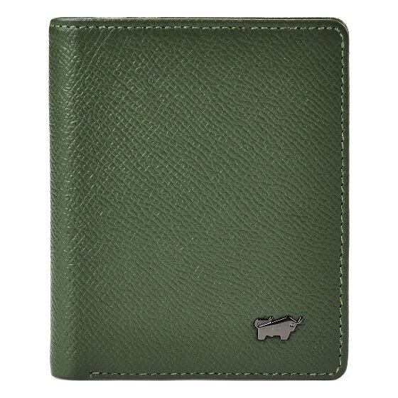 Braun Büffel Robin Custodia per carta di credito Protezione RFID Vera Pelle 8 cm