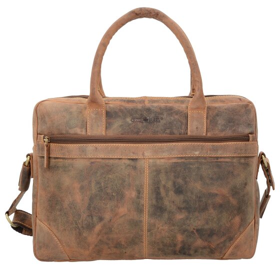 Greenburry Cartella vintage in pelle 41 cm Scomparto per computer portatile