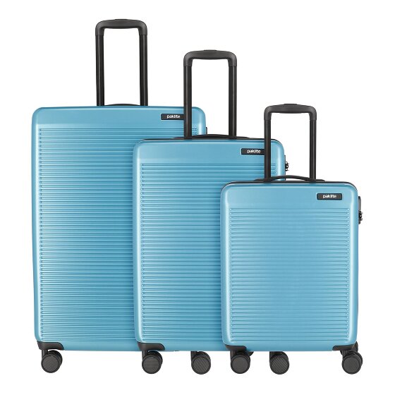Paklite Sienna 4 ruote Set di valigie 3 pezzi