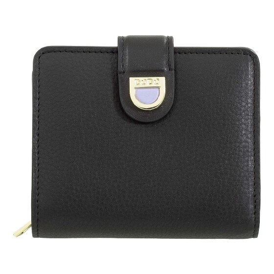 DuDu Skyline Portafoglio Protezione RFID Vera Pelle 11 cm