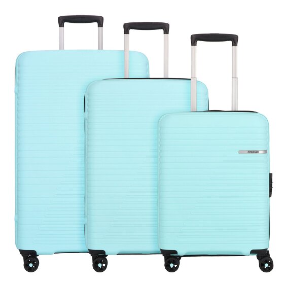 American Tourister Liftoff 4 ruote Set di valigie 3 pezzi con piega di espansione