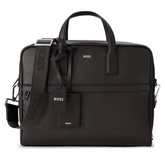 Boss Zair Valigetta Pelle 40 cm Scomparto per laptop