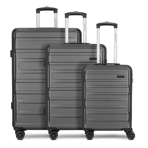 Worldpack New York 2.0 4 ruote Set di valigie 3 pezzi