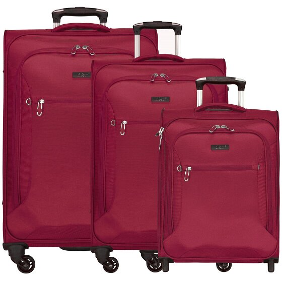 d&n Travel Line 6400 Set di valigie a 2-4 rulli 3 pezzi. d&n Travel Line 6400 Set di valigie a 2-4 rulli 3 pezzi.