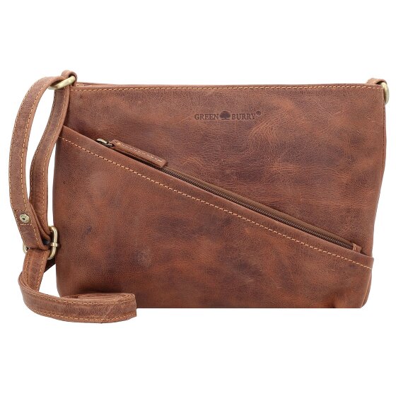 Greenburry Borsa a tracolla vintage in pelle 25 cm