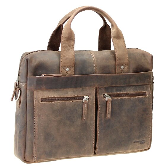 Greenland Nature Cartella Stone in pelle 39 cm