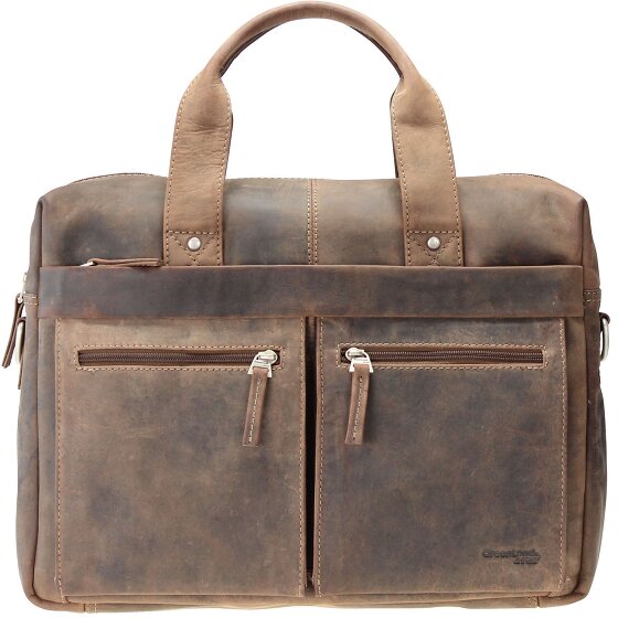 Greenland Nature Cartella Stone in pelle 39 cm