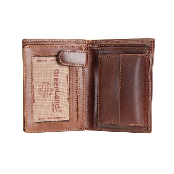 Greenland Nature Portafoglio rubino in pelle 9,5 cm