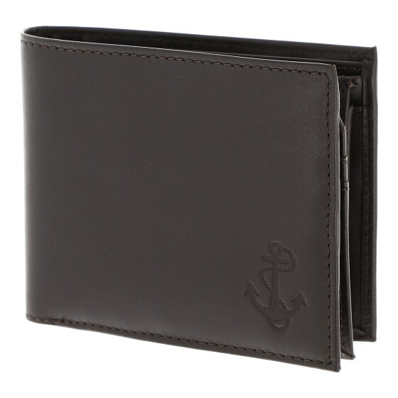 oxmox Leather Portafoglio Protezione RFID Vera Pelle 10 cm