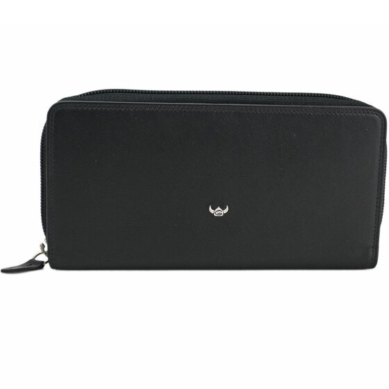 Golden Head Portafoglio Polo in pelle 19 cm