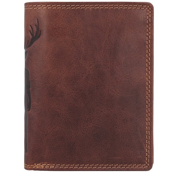Jack Kinsky Monterey 102 Portafoglio Protezione RFID Pelle 9.5 cm