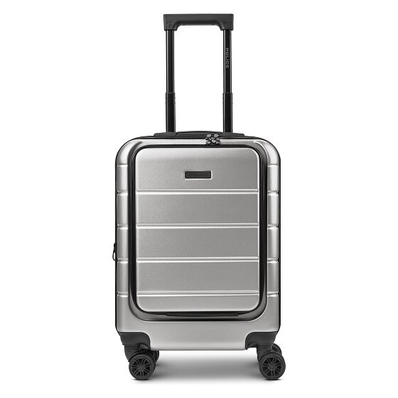 Police Dublin 4 ruote Trolley cabina S 54 cm Vano porta PC espandibile