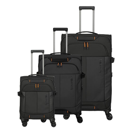 Travelite Briize 4 ruote Set di valigie 3 pezzi con piega di espansione