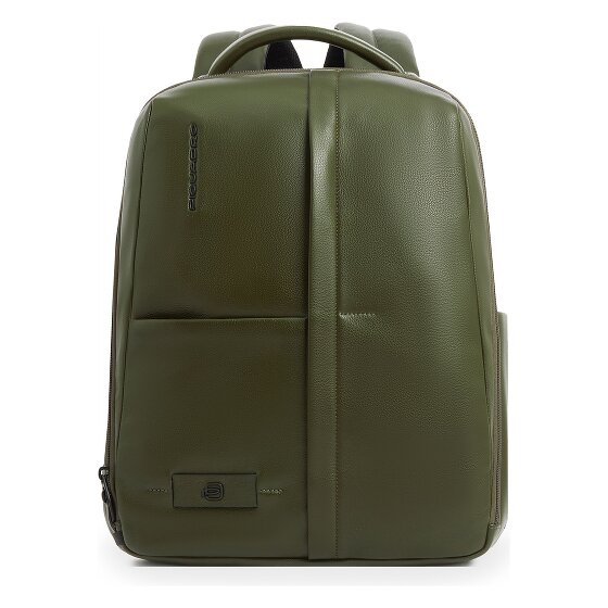 Piquadro Russell Zaino da lavoro Protezione RFID Pelle 42 cm Scomparto per laptop