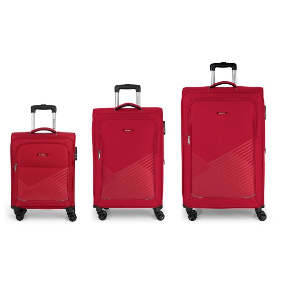 Gabol Juego 3 Set di valigie a 4 ruote 3 pz.