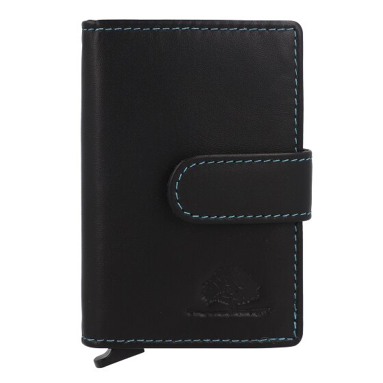 Greenburry Nappa Custodia per carta di credito Protezione RFID Pelle 7 cm