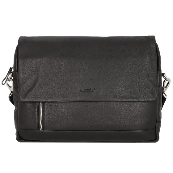 Alassio Oro Messenger in pelle 38 cm scomparto per laptop
