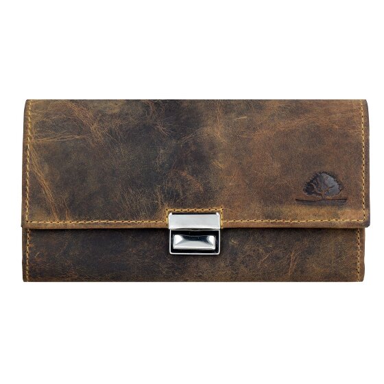 Greenburry Portafoglio vintage in pelle 17 cm