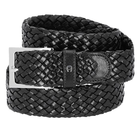 AIGNER Cintura business in pelle intrecciata