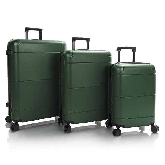 Heys Zen 4 ruote Set di valigie 3 pezzi con piega di espansione
