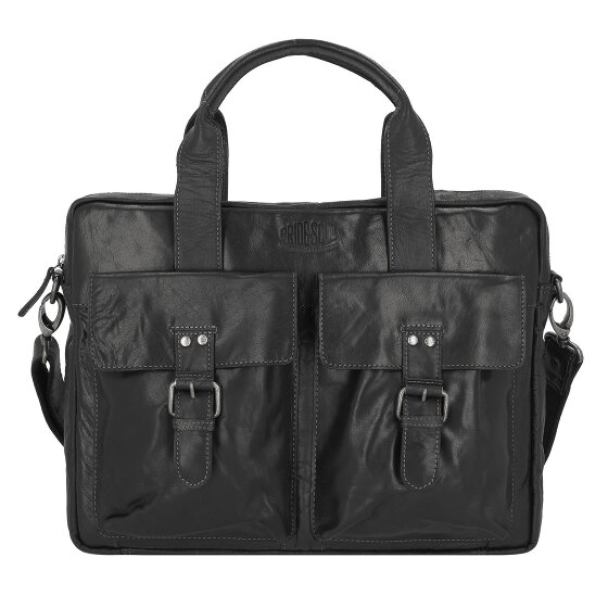 Pride and Soul Cartella in pelle con scomparto per laptop da 40 cm