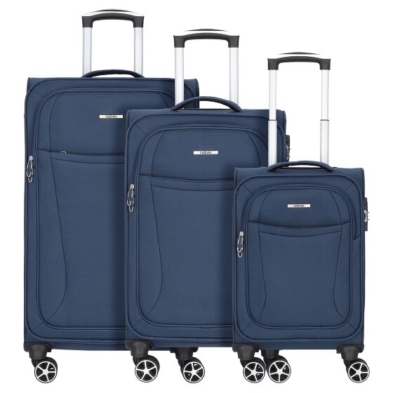 Nowi Edinburgh 4 ruote Set di valigie 3 pezzi