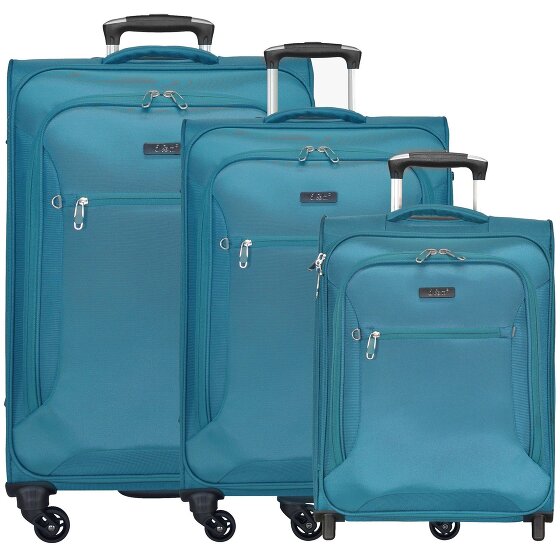 d&n Travel Line 6400 Set di valigie a 2-4 rulli 3 pezzi.