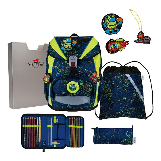 DerDieDas ErgoFlex Set di borse per la scuola 5 pezzi