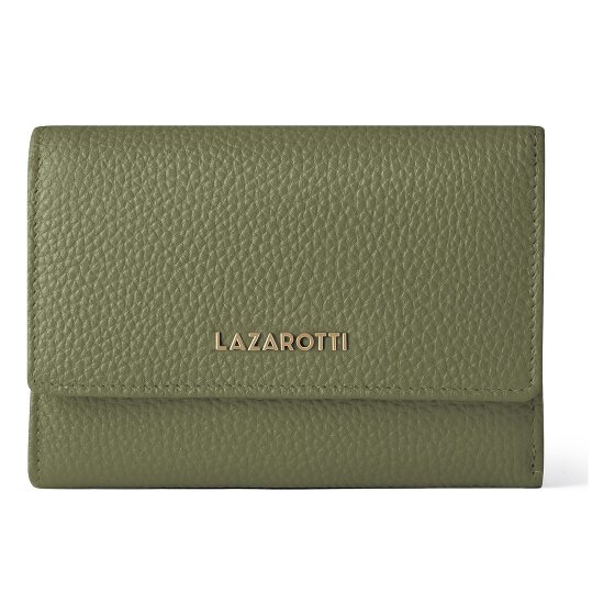 Lazarotti Bologna Portafoglio XL in pelle con scomparto con zip 14 cm
