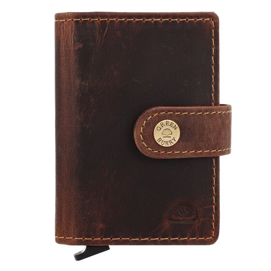 Greenburry Vintage Portafoglio Protezione RFID Pelle 7.5 cm