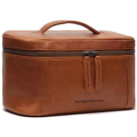 The Chesterfield Brand Wax Pull Up Borsa da toilette Pelle 29 cm