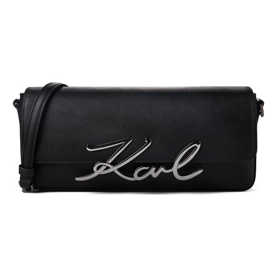 Karl Lagerfeld Signature 2.0 Borsa a spalla Vera Pelle 28.5 cm