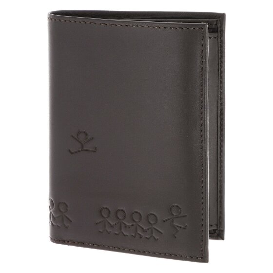 oxmox Leather Portafoglio Protezione RFID Vera Pelle 10 cm