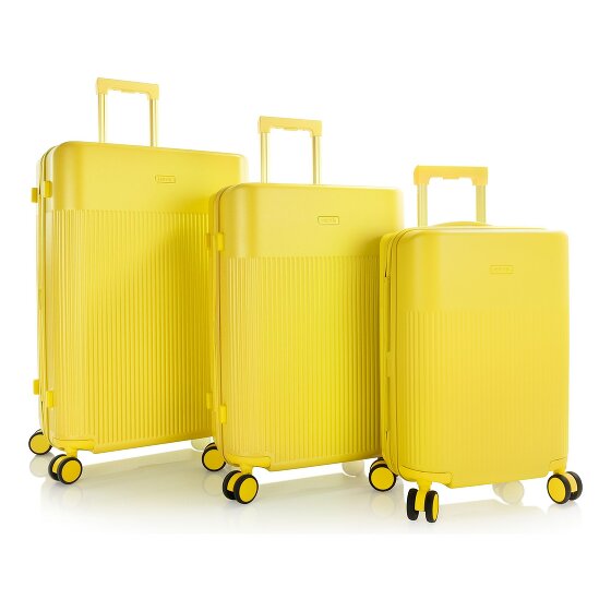 Heys HiLite 4 ruote Set di valigie 3 pezzi con piega di espansione