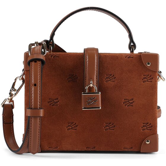 Karl Lagerfeld Autograph Mini borsa a mano Vera Pelle 17.5 cm