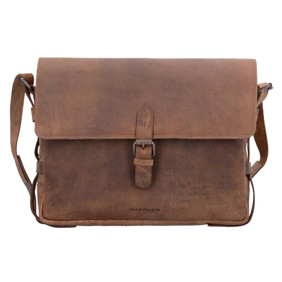 Harold's Messenger antico in pelle 35 cm