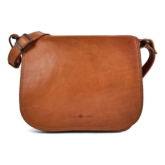 Greenburry Vintage Borsa a tracolla Vera Pelle 30 cm