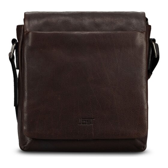 Jost Glasgow Borsa a tracolla S Protezione RFID Vera Pelle 23 cm