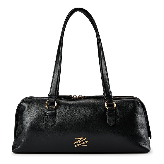 Karl Lagerfeld Autograph Borsa a spalla Vera Pelle 35 cm
