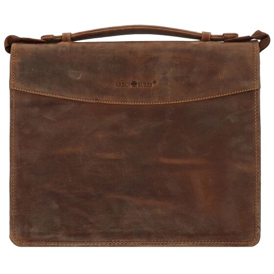 Greenburry Cartella ad anelli vintage in pelle 34 cm