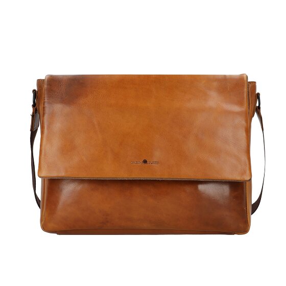 Greenburry Newport Messaggero Vera Pelle 35 cm