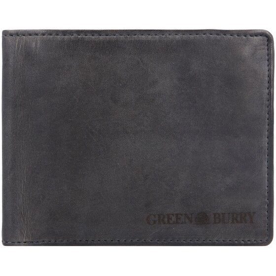 Greenburry Portafoglio in pelle lavata vintage 13 cm