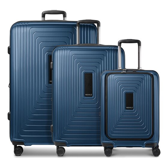 Redolz Essentials 14 4 ruote Set di valigie 3 pezzi espandibile